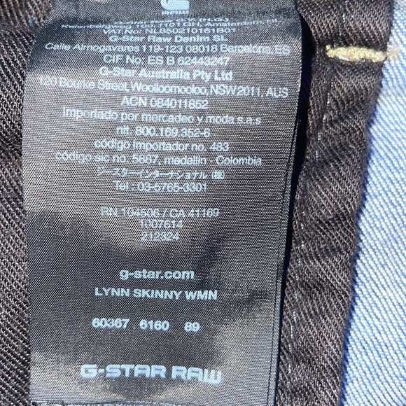 G-Star Raw Distressed Lynn Skinny, Size 29x32 - Picture 13 of 15